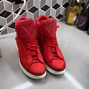 Louis Vuitton Vibrant Red Sneakers